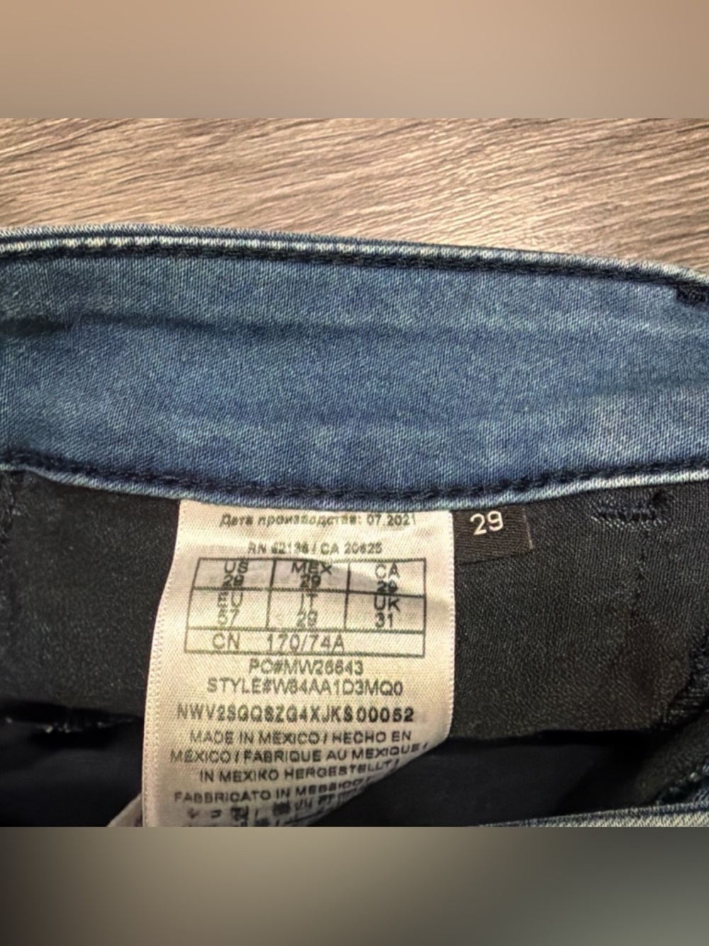 Guess 1981 Legging Jeans Blue Women’s 29 - Picture 4 of 9